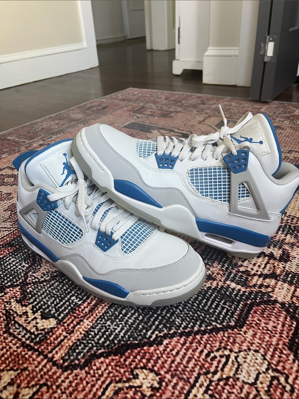 Air Jordan 4 Golf Shoe Military Blue